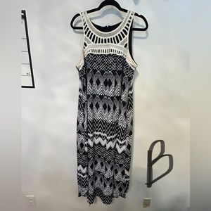 Beautiful long dress with crochet top